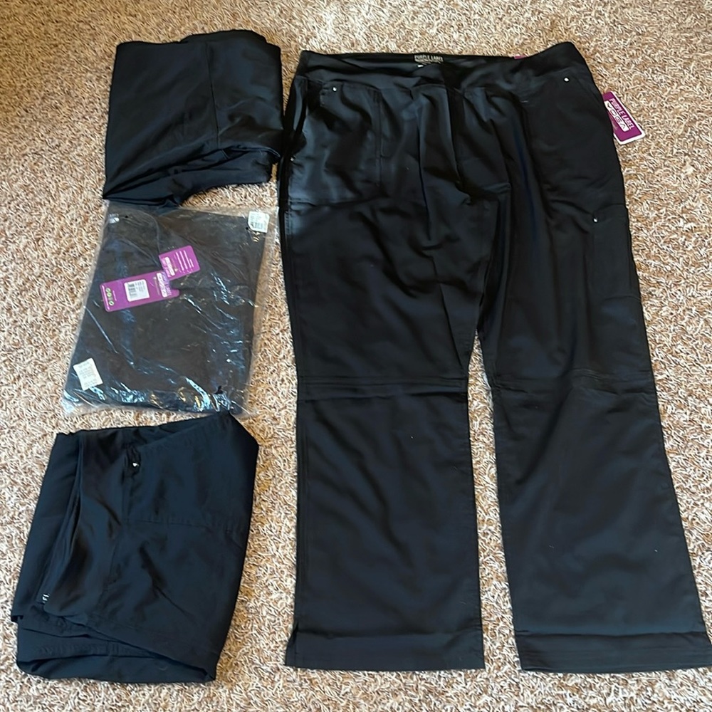 4 scrub pants